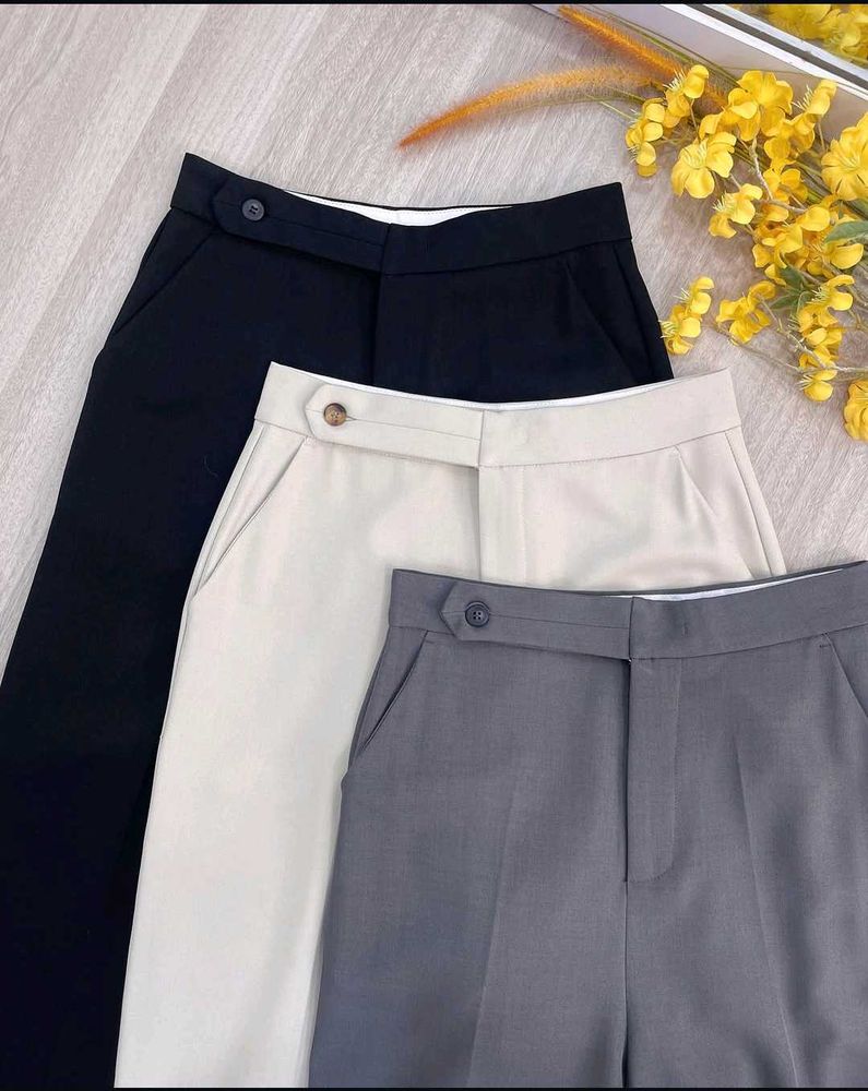 High-Waisted Trousers