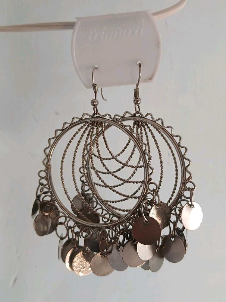 Dangle Hoop Earrings