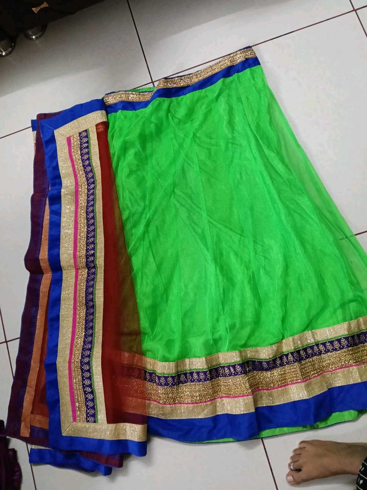 Colorful Embellished Lehenga Skirt