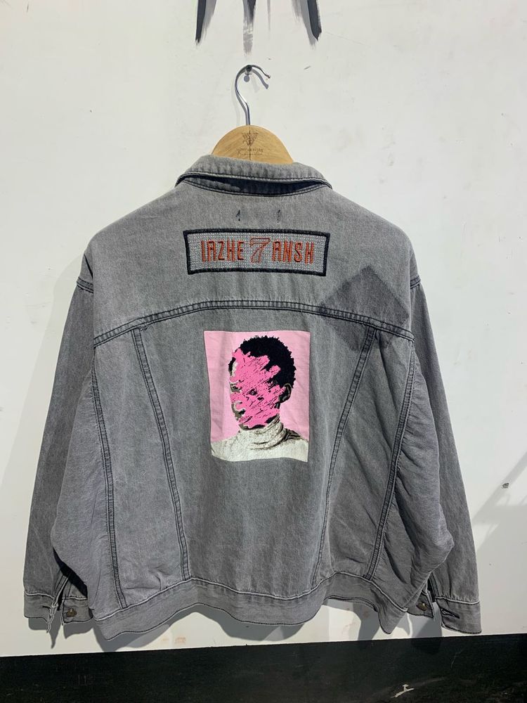 Graphic Denim Jacket