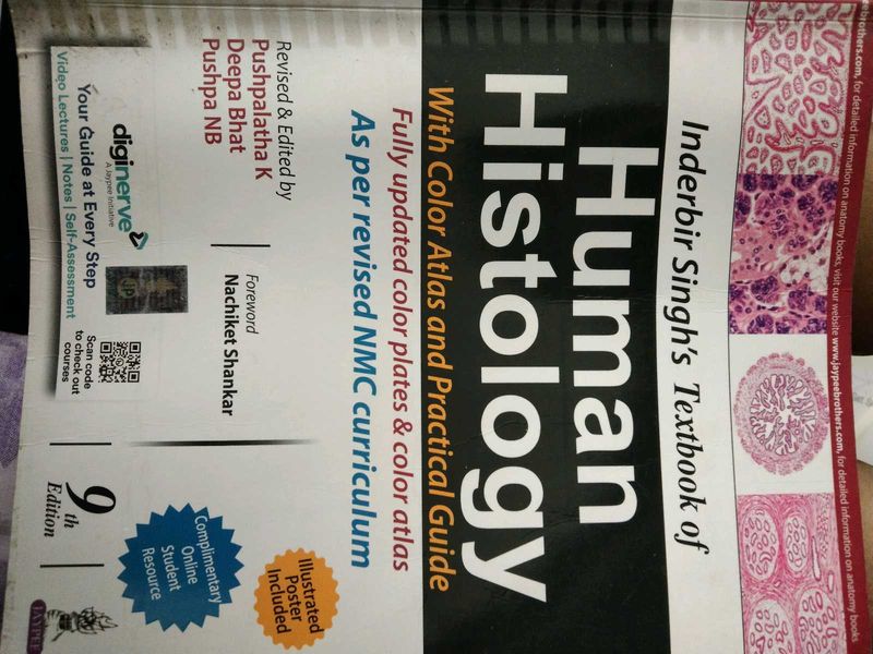 Human Histology Textbook - Inderbir Singh 9th Ed.