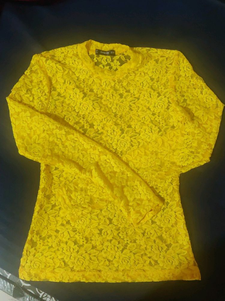 Sheer top from Shein