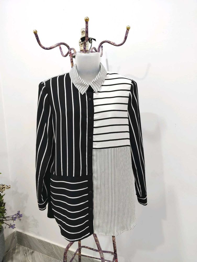 Stripy Button Down Shirt