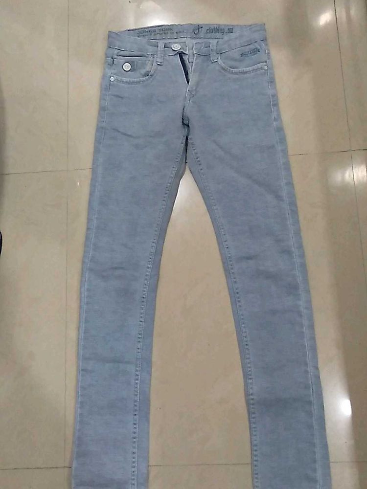 Grey Denim Jeans