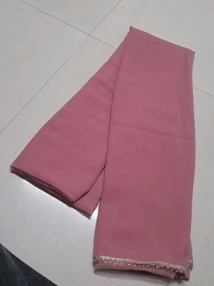 Elegant Pink Ethnic Saree