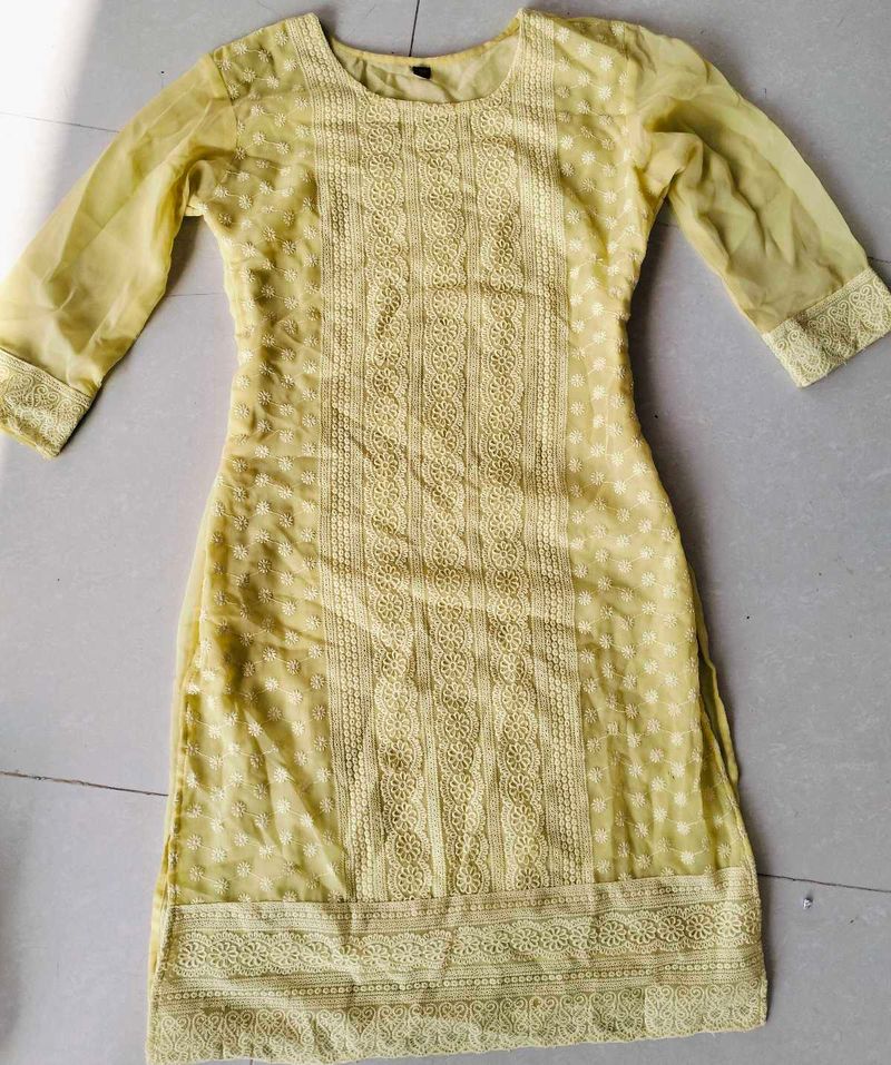 Elegant Yellow Kurta