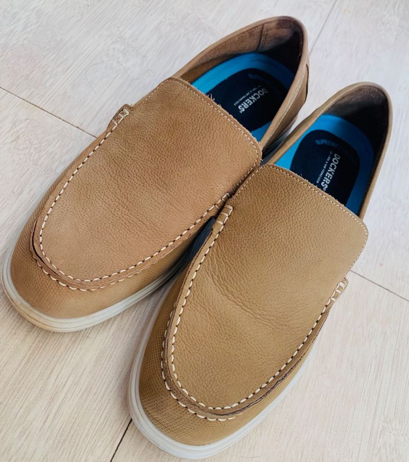 Stylish Tan Leather Espadrilles For Men