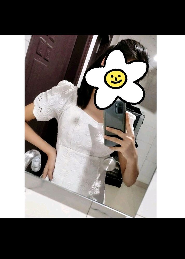 Pinterest Sweetheart Neck Chikankari Padded Top