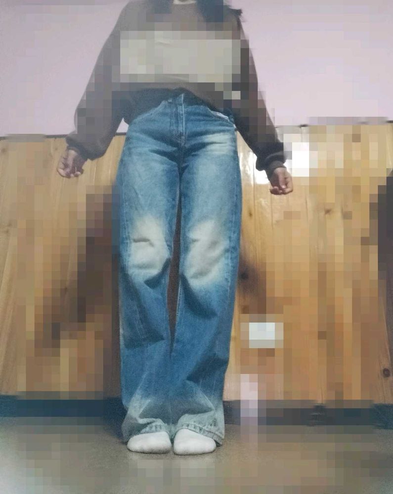 Vintage Wide Leg Denim Jeans