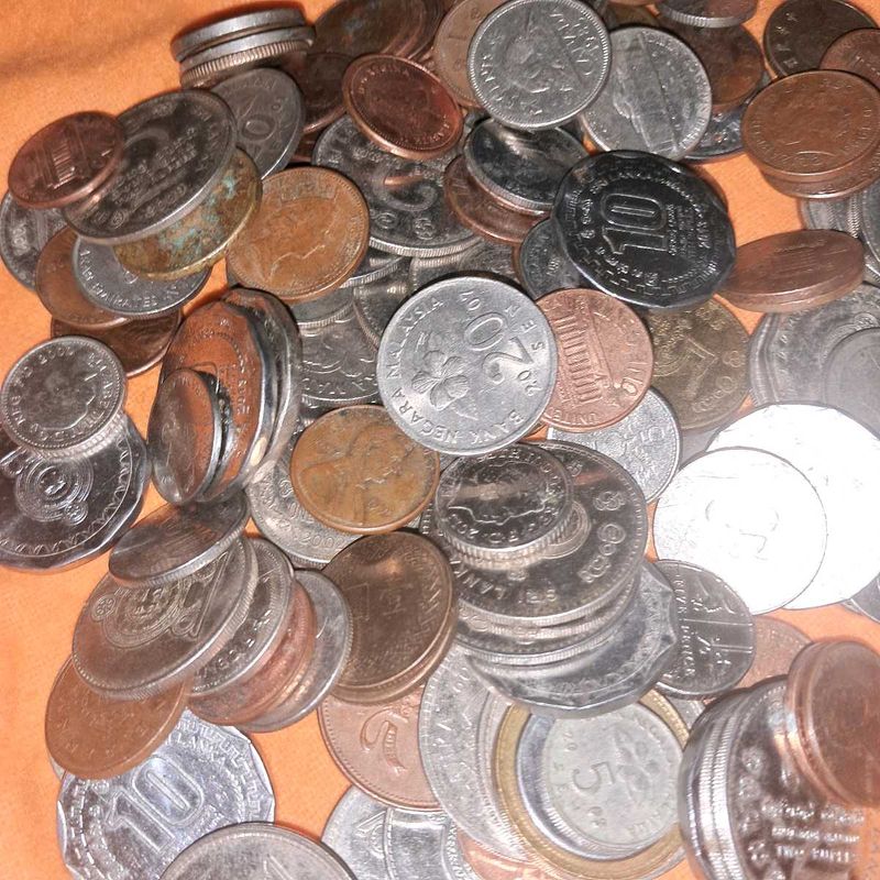 180 Assorted Coins