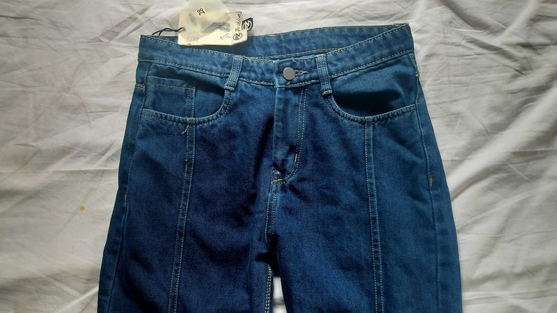 Dark Blue Denim Jeans