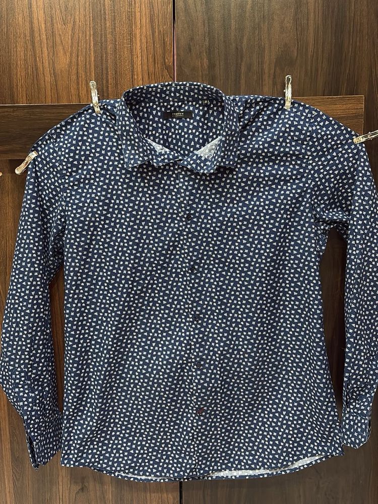 Men&#39;s Patterned Long Sleeve Shirt