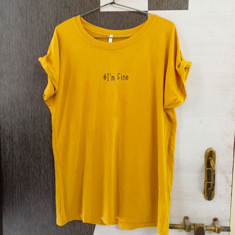 Price Dropped ❗Mustard T Shirt  💛