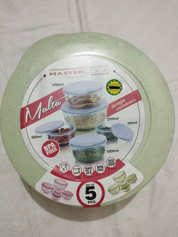 Microwave Airtight Container Set 5pcs