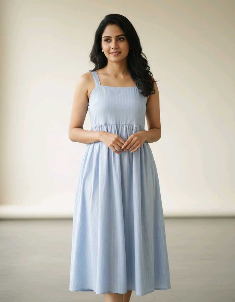 Blue Sundress - Casual &amp; Chic