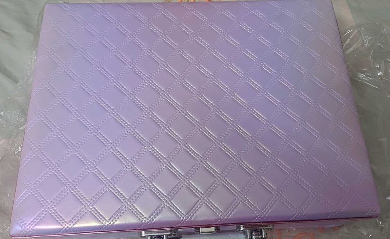 Lilac And Pink Quilted Bangle Box