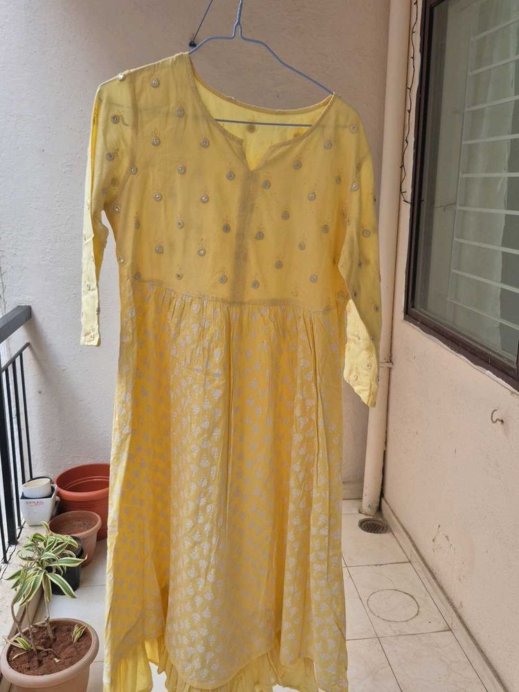 Yellow Casual Dress