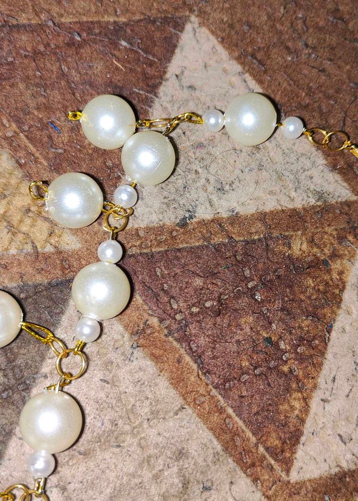 Pearl &amp; Gold Delicate Necklace