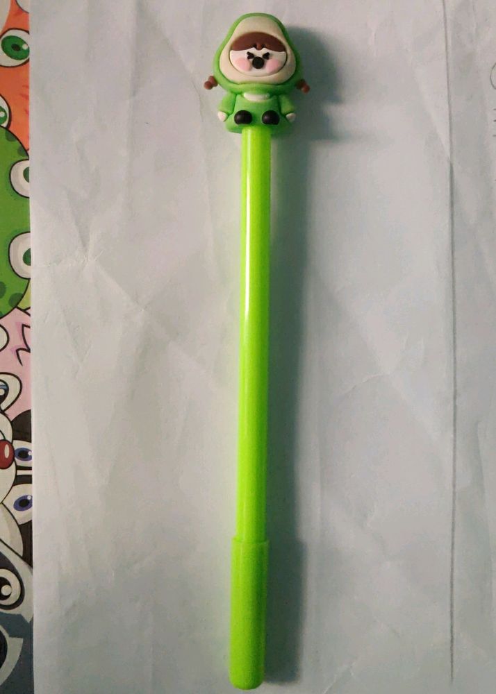 Imported Pen With A Cute Topper