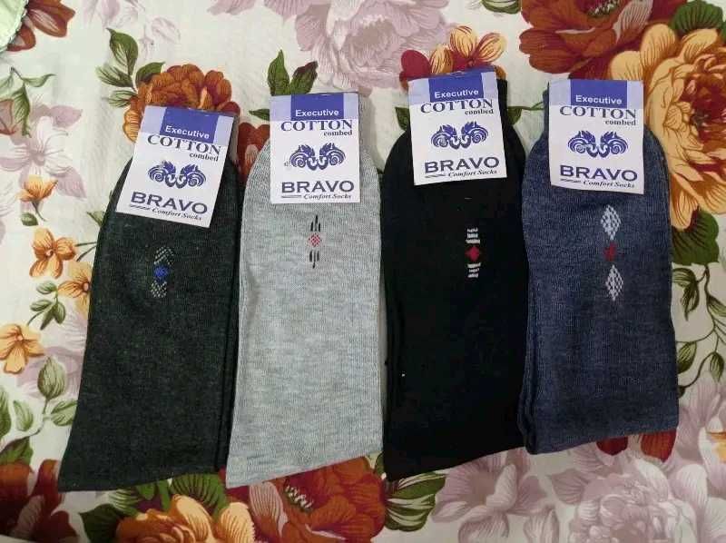 Cotton Long Length Socks for Men Women Pack Of 4