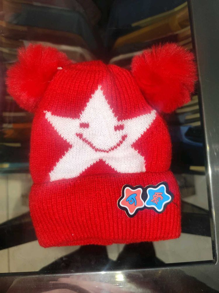 Kids woolen cap (Soft furr inside)