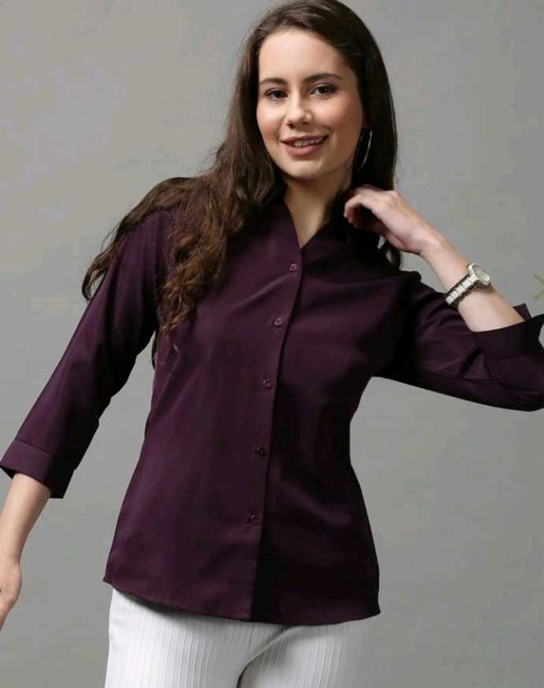 Elegant Plum Shirt