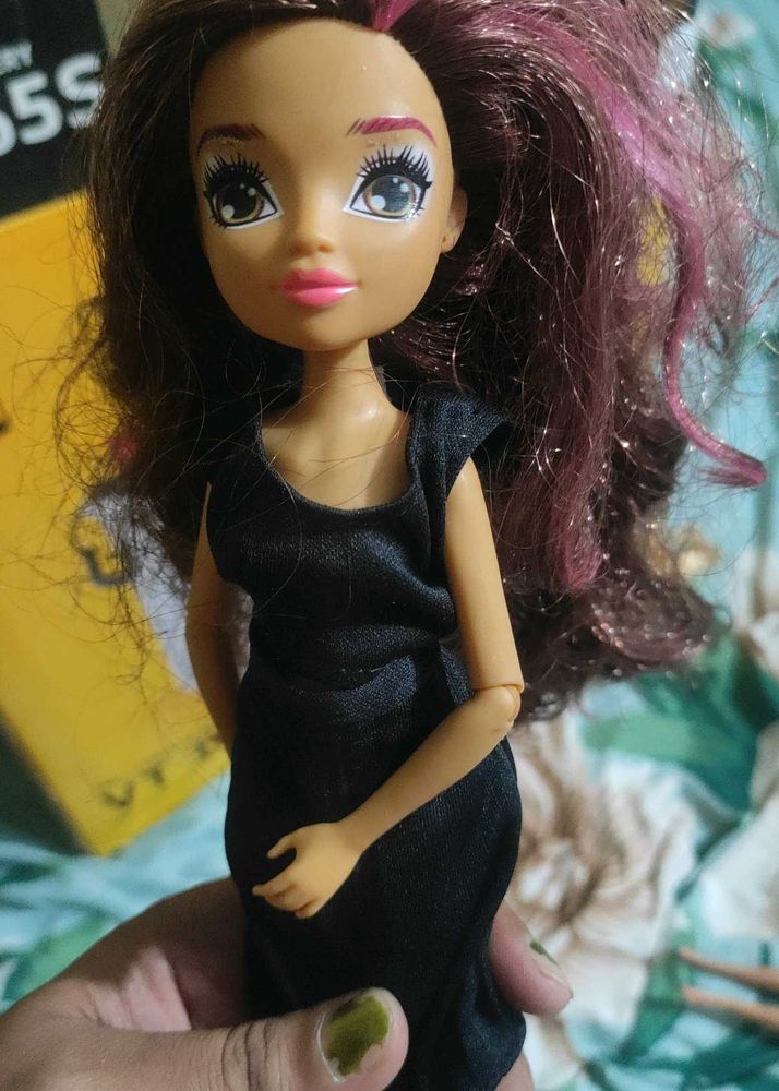 Fashion Doll in Black Dress