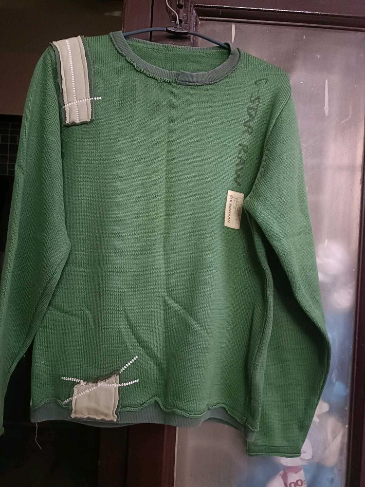 Mens Green Sweatshirt In L 40 Size