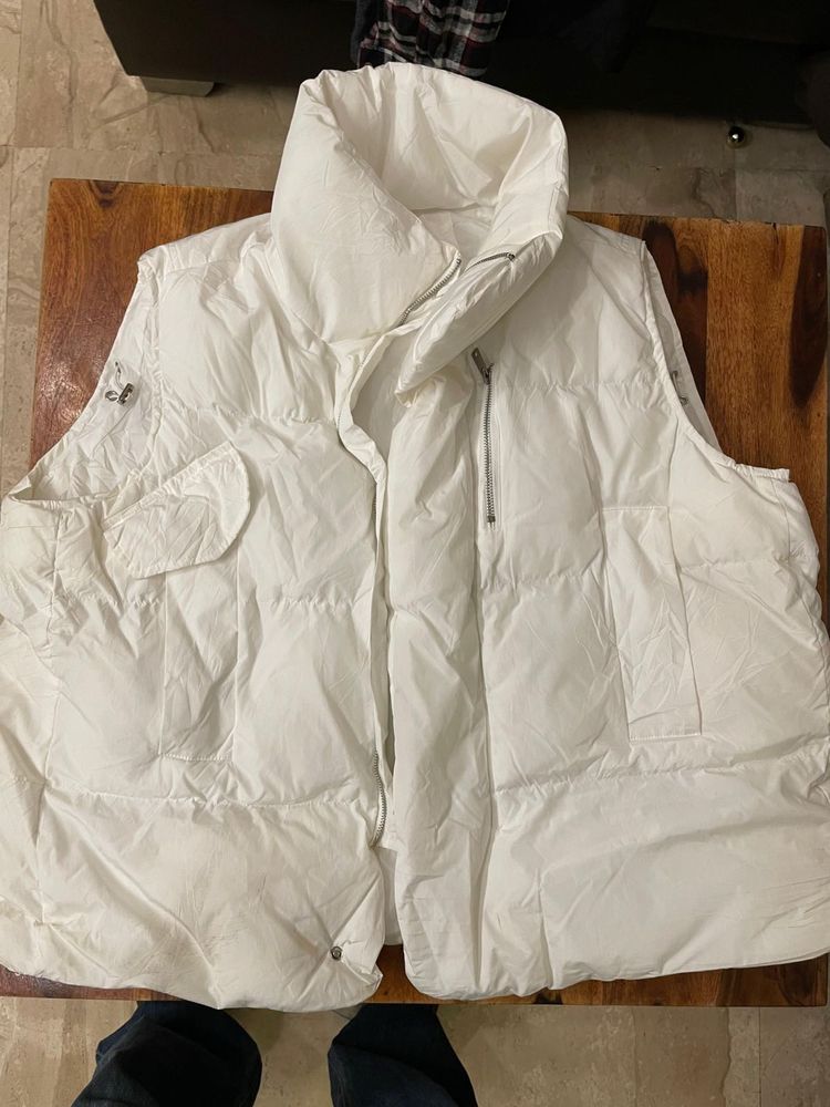 Korean White Puffer Jacket