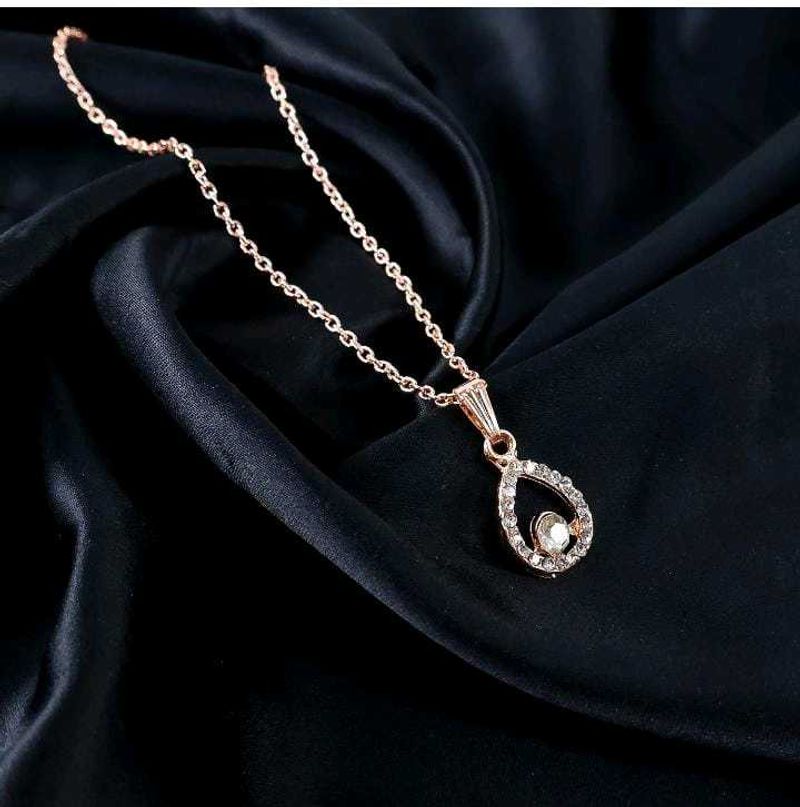 Anti Turnish Teardrop Necklace
