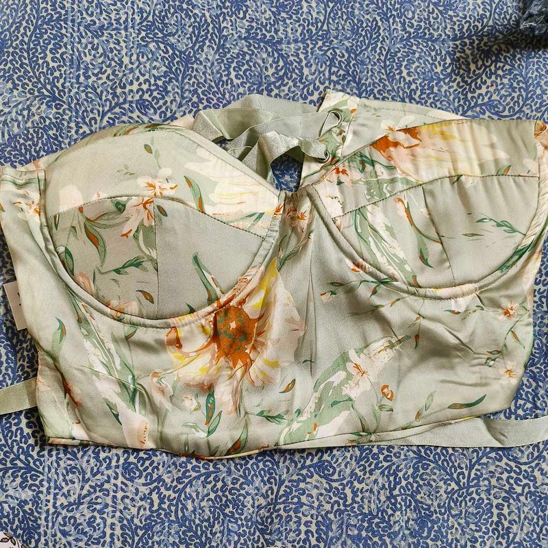 Floral Corset Top