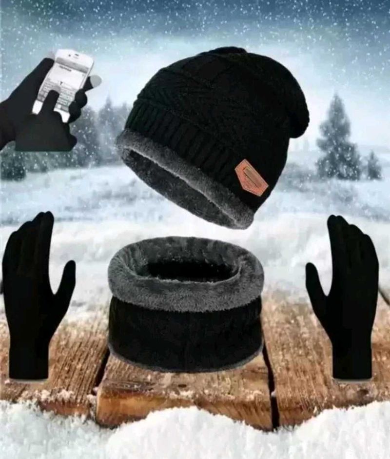 Winter Hat, Scarf &amp; Gloves Set