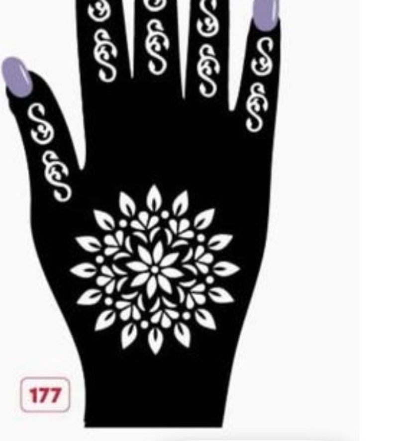 Henna Stencil Tattoo