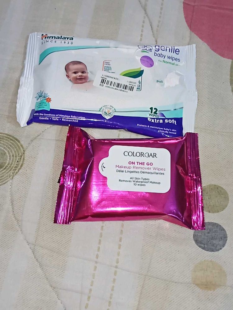 Himalaya Baby + Colorbar Makeup Wipes