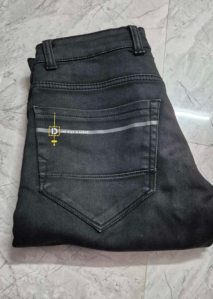 Stylish Black Denim Jeans
