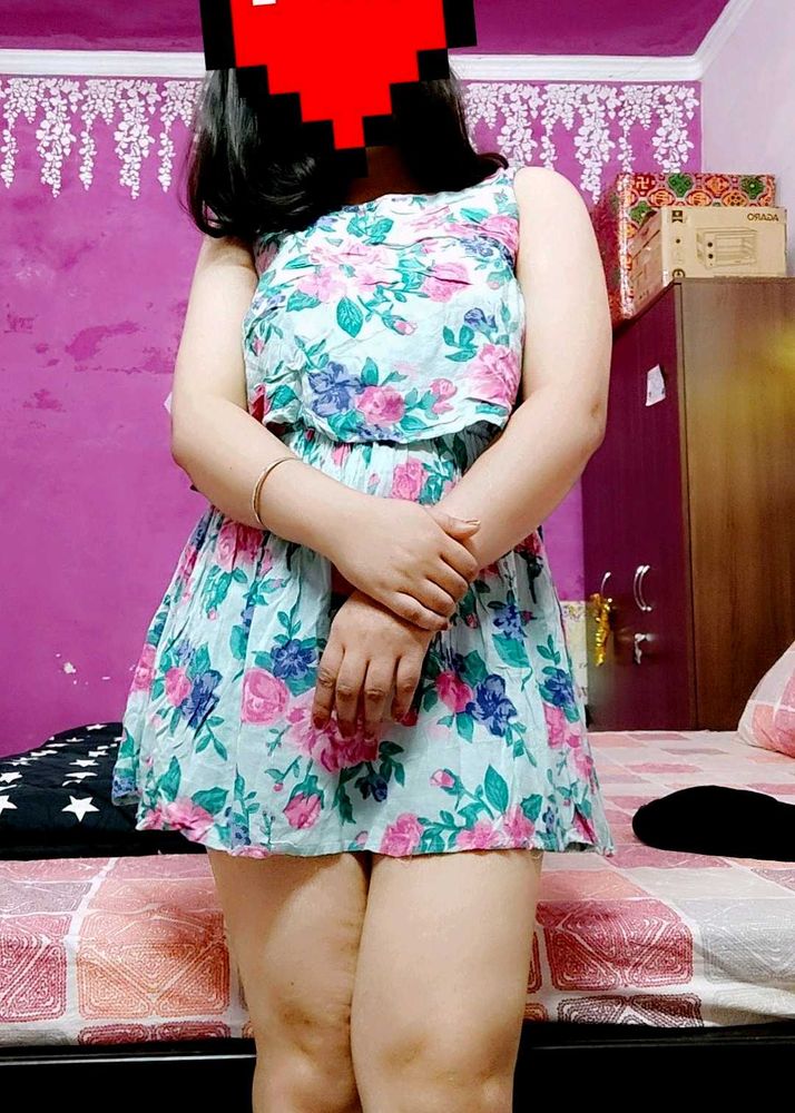 Summer Floral Print Dress