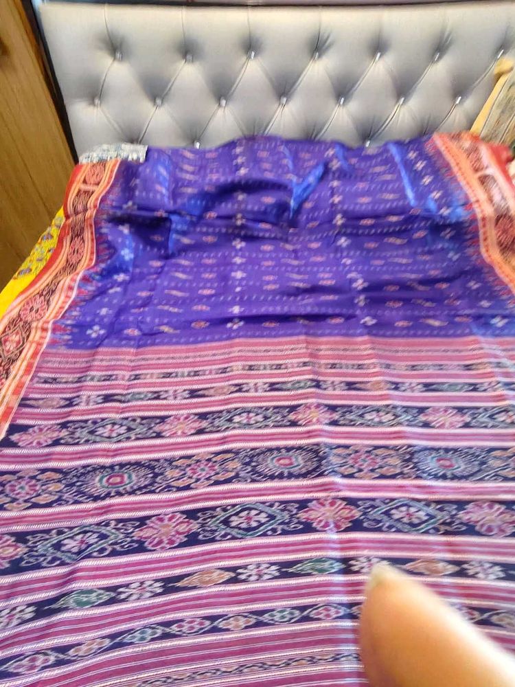 Pure Silk Sambhal Puri Ikkat Saree