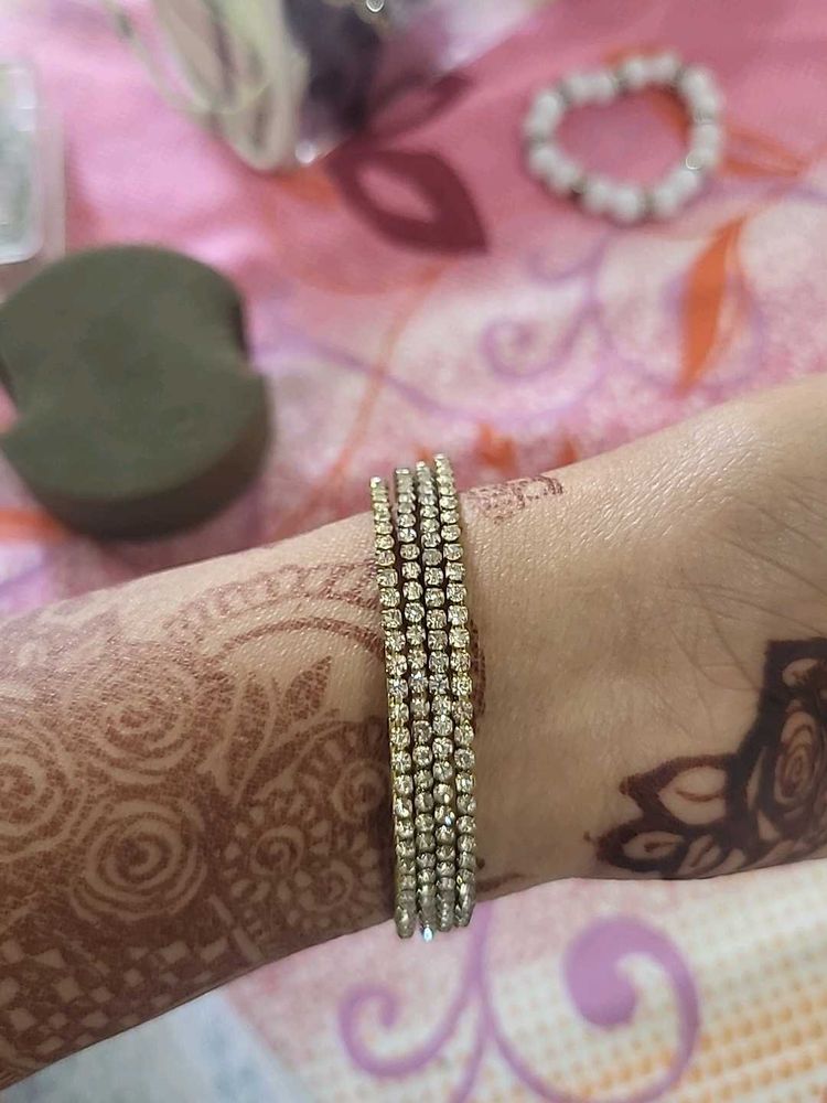Sparkling Rhinestone Bangles