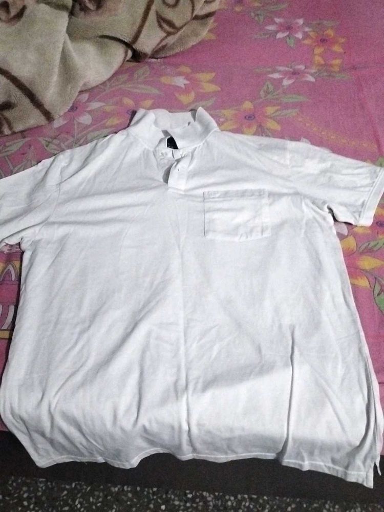 Classic White Polo Shirt