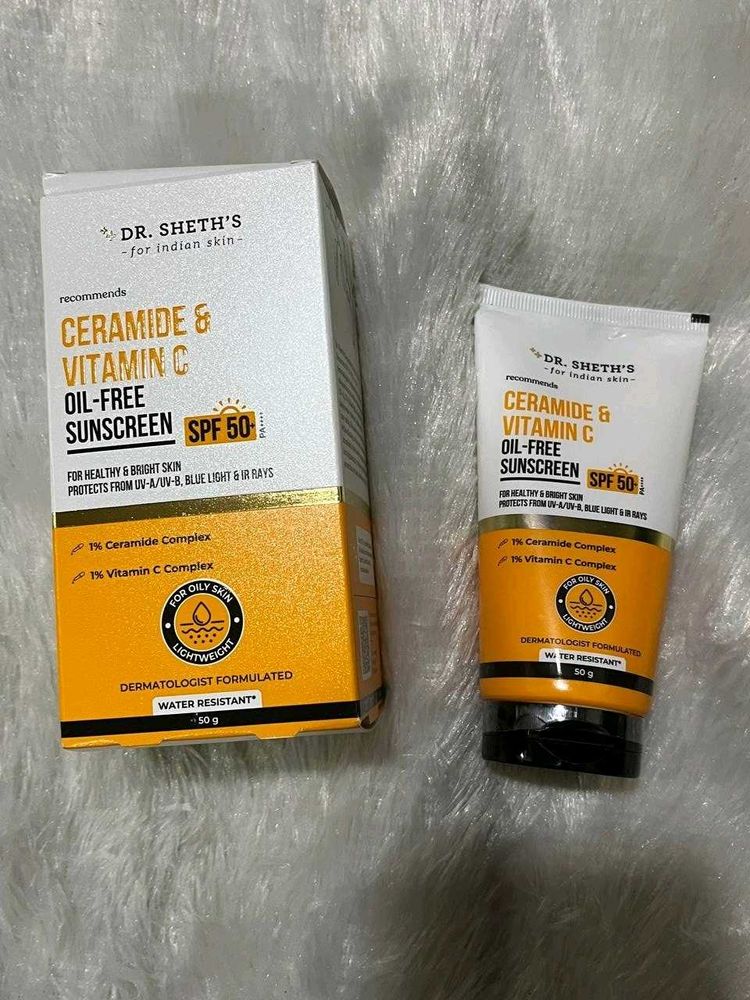Dr. Sheth&#39;s Ceramide &amp; Vitamin C Sunscreen SPF 50
