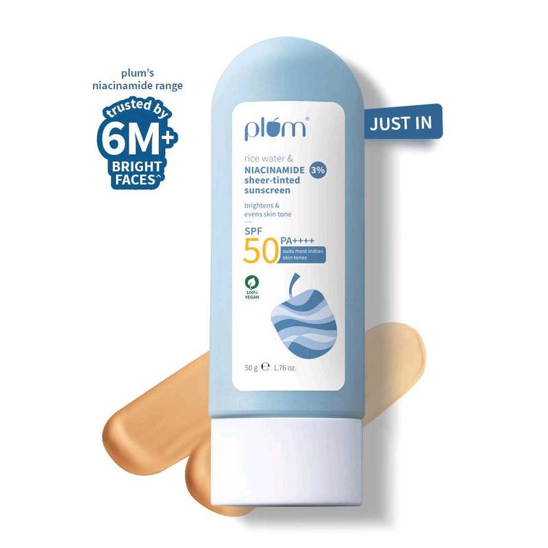 Plum Rice Water Sunscreen SPF 50