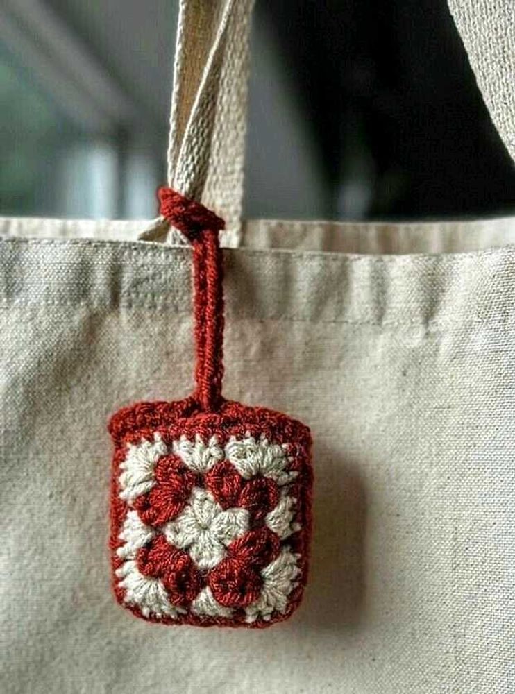 Crochet Hobo Bag Charm