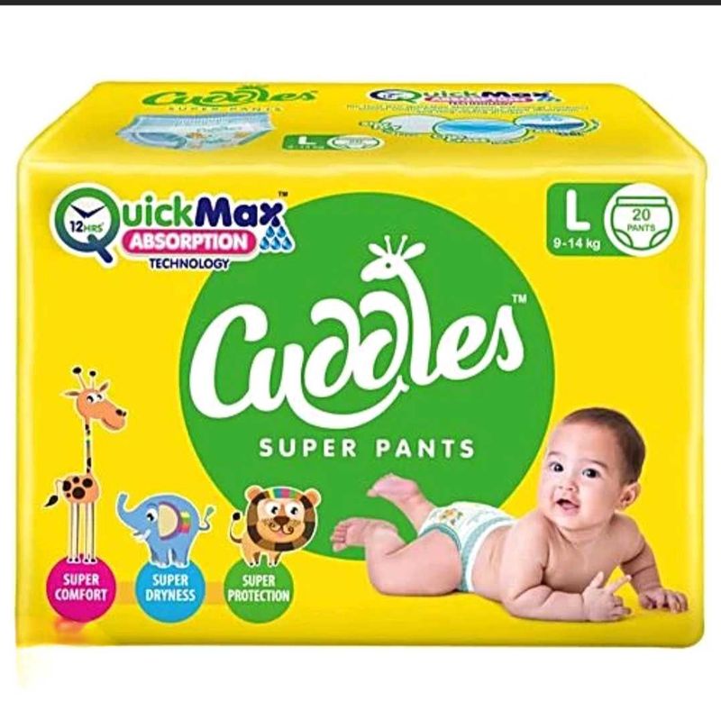 Cuddles Super Pants L (9-14 kg) - 20 Count