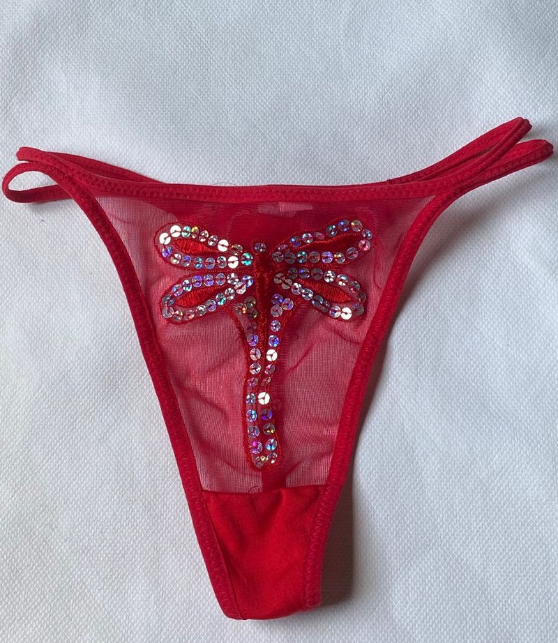 Red Dragonfly Thong