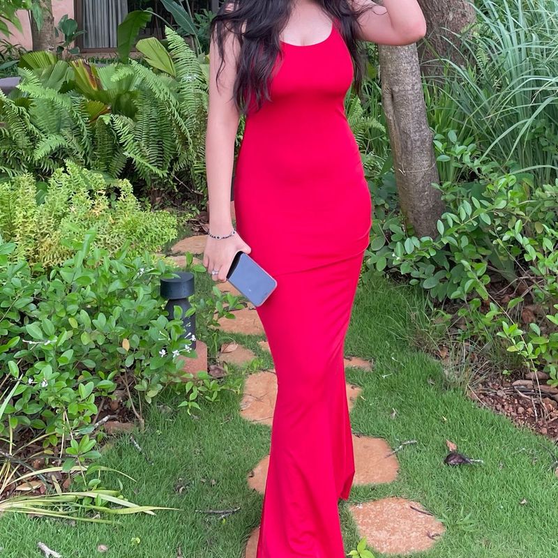 Red Bodycon Maxi Dress🎀