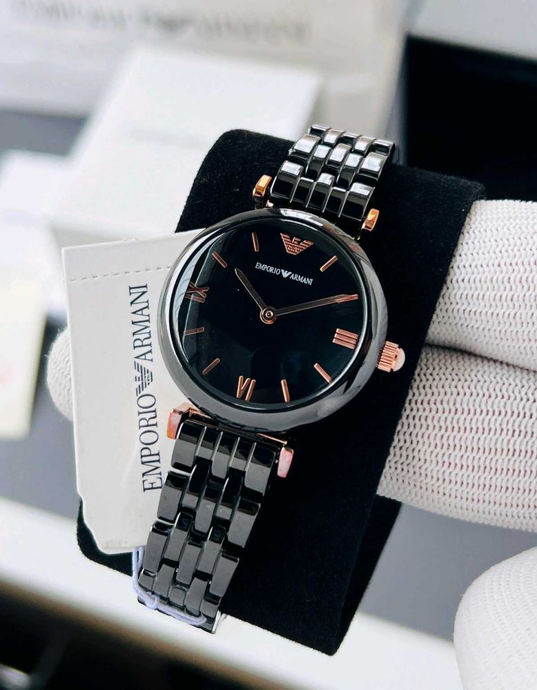 Emporio Armani Black Dial Watch