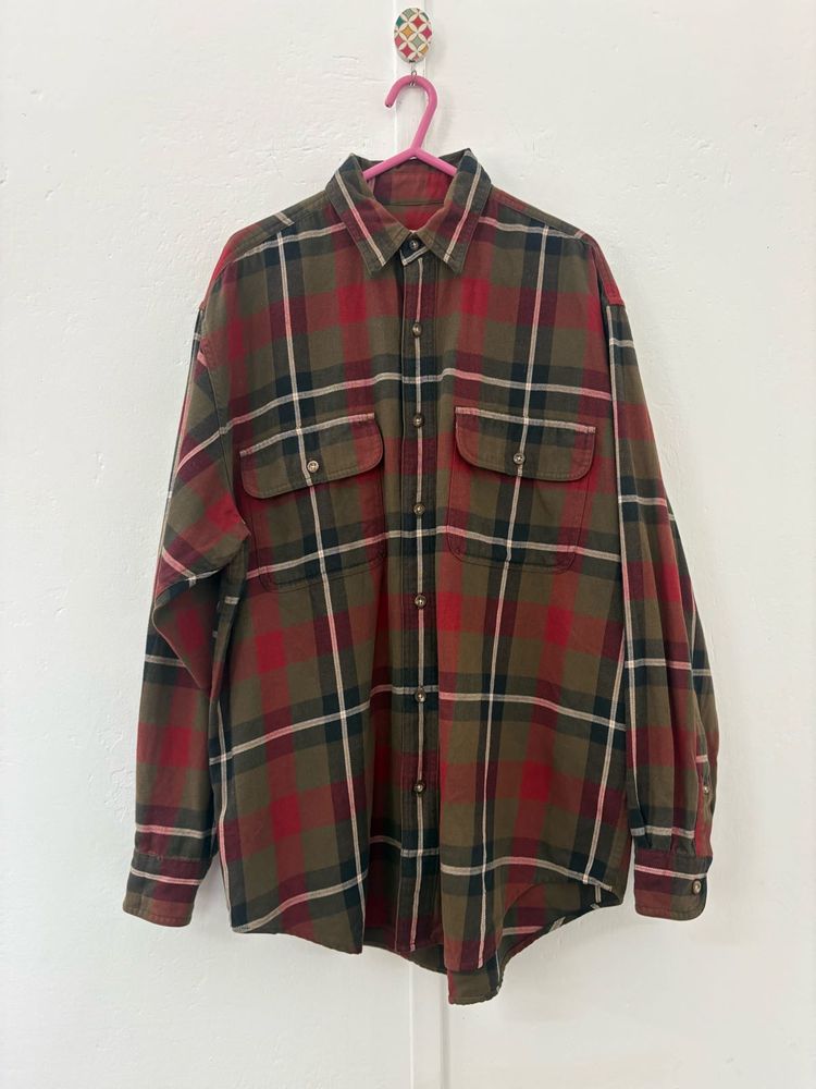 Plaid Flannel Shirt