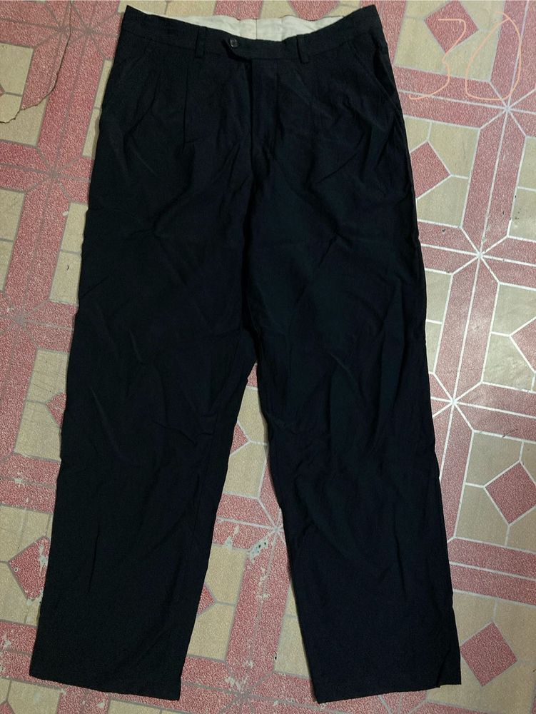 Blue Casual Pants