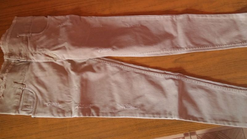 New Stretchable Grey ColourJeans For Girls