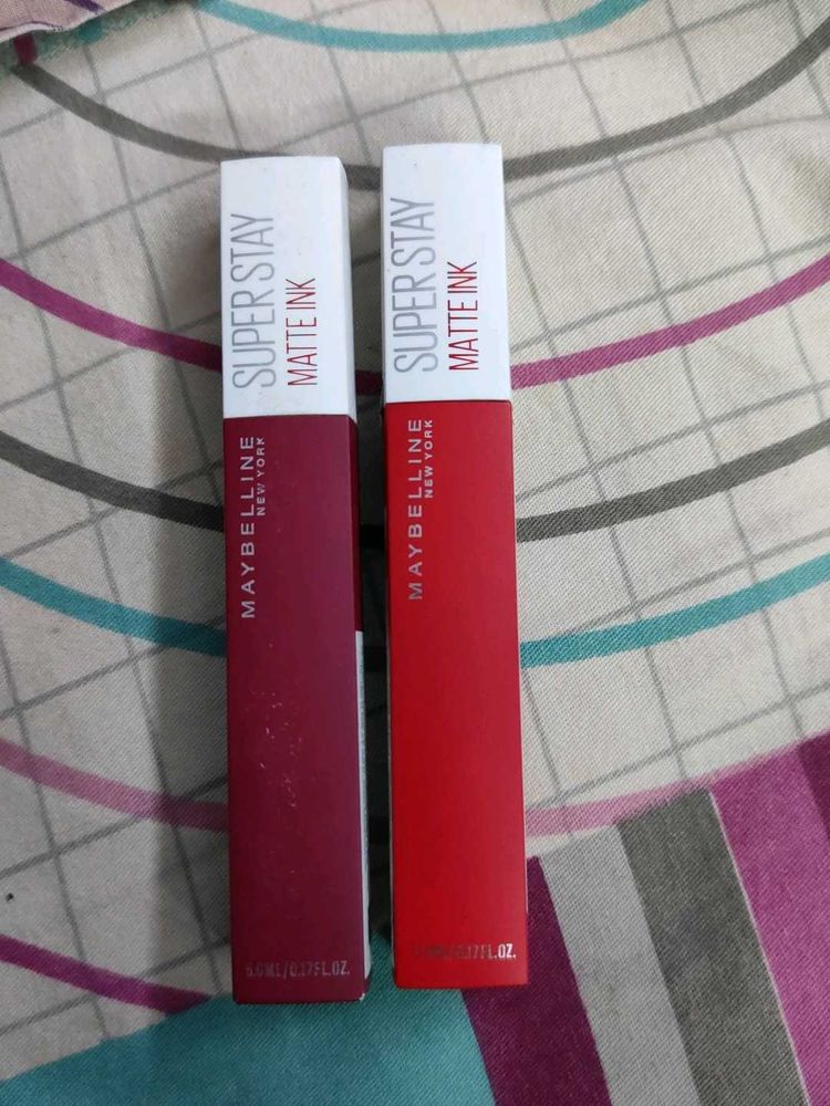 Maybelline Matte Ink Lipsticks combo